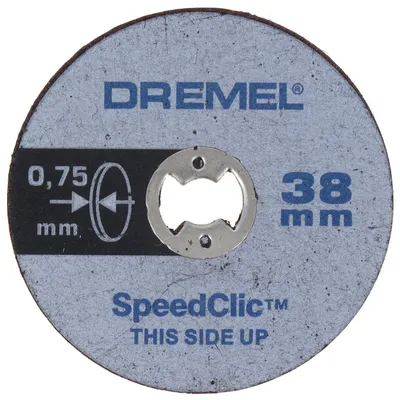 Диск карбофлексен за рязане Dremel на метал 5 бр. 38 мм, 5 бр., 0.75 мм, 22.2 мм, EZ SpeedClic SpeedClic SC409