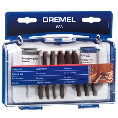 Диск карбофлексен за рязане Dremel на метал 68 бр. в к-кт 24/32 мм, 688