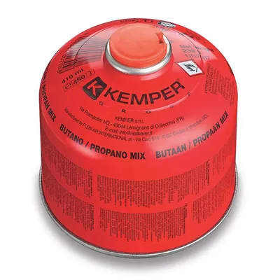 Флакон Kemper с пропан-бутан с клапан  7/16", 230 г, 410 мл, 1121F