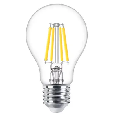 LED крушка Philips E27 топло бяла 3.4 W, ф 60х104 мм, 2700 K, 230 V, MAS VLE LEDBulb D CLG