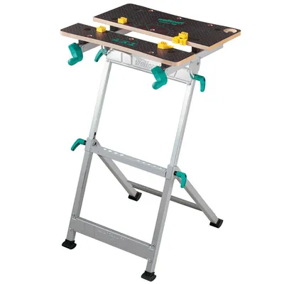 Многофункционална работна маса Wolfcraft със стеги  650х420х950 мм, 120 кг, Master 600