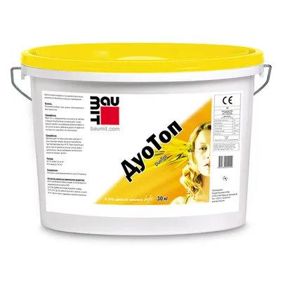 Мазилка Baumit полимерна фасадна 25 кг, 1.5-2 мм, DuoTop