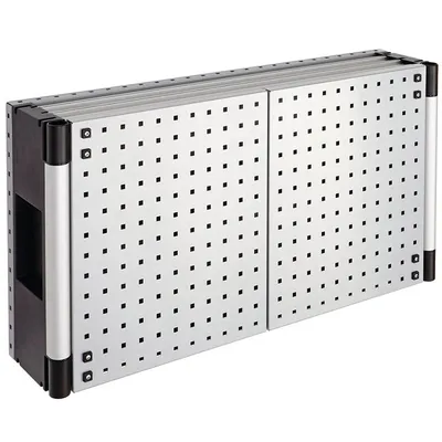 Шкаф Wolfcraft метален за инструменти 960х215х500 мм, 60 кг, сив