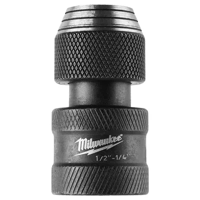 Адаптор преход за вложки Milwaukee шестостен - квадрат, 1/2" х 1/4", Shockwave Impact Duty
