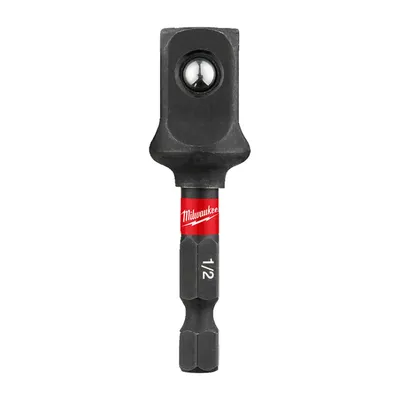 Адаптор преход за вложки Milwaukee  шестостен - квадрат, 1/2" х 1/4", Shockwave