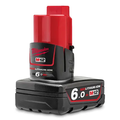 Акумулаторна батерия Milwaukee Li-Ion за електроинструменти 12 V, 6 Ah, M12 B6