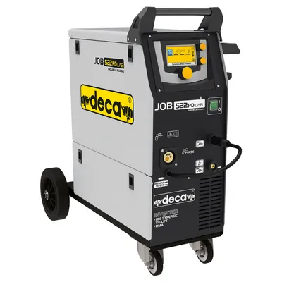 Апарат заваръчен Deca MIG-MAG, TIG и MMA 220 A, 230 V, 1.6-4 мм, 0.6-1.2 мм, 3 м, аргон, въглероден диоксид, JOB 522 PD LAB