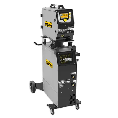 Апарат заваръчен Deca MIG-MAG, TIG и MMA  330 A, 230/400 V, 1.6-5 мм, 0.6-1.2 мм, 3 м, аргон, въглероден диоксид, JOB 735 LAB + WF 204 LAB