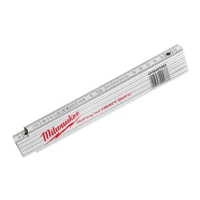 Дървен сгъваем метър Milwaukee  2 м
