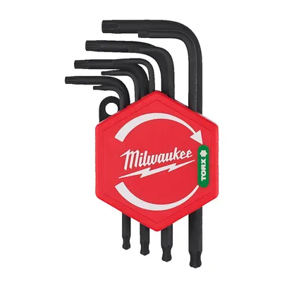 Г-образен ключ Milwaukee Torx/Torx комплект TX8-TX40, 9 бр.