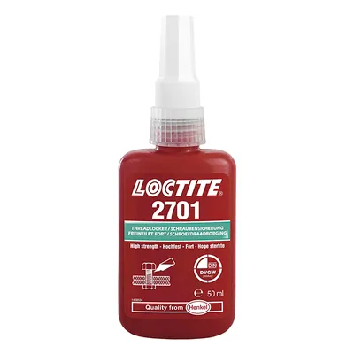 Лепило анаеробно Henkel за осигуряване на резби 50 мл, зелен, Loctite 2701