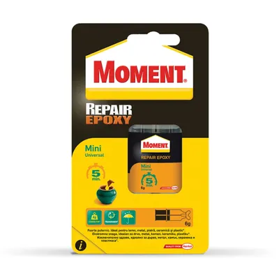 Двукомпонентно епоксидно лепило Henkel  6 мл, Moment Repair Epoxy