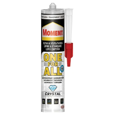 Лепило универсално Henkel полимерно  290 г, Moment One For All Crystal