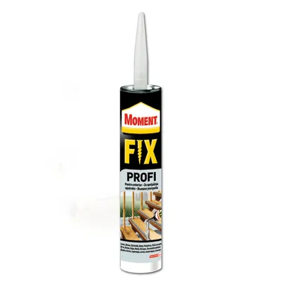 Лепило универсално Henkel водоустойчиво монтажно 300 мл, Moment Profi Fix PL 60