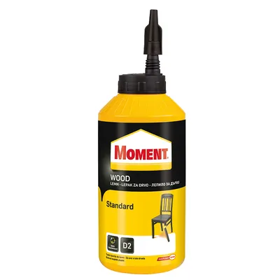 Лепило за дърво Henkel поливинилацетатно влагоустойчиво 250 г, Moment Standard