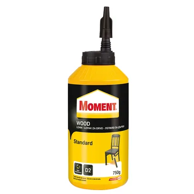 Лепило за дърво Henkel поливинилацетатно влагоустойчиво  750 г, Moment Standard