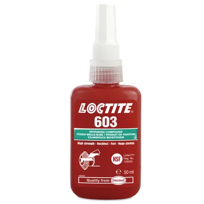Лепило за метални детайли Henkel анаеробно  50 мл, Loctite 603