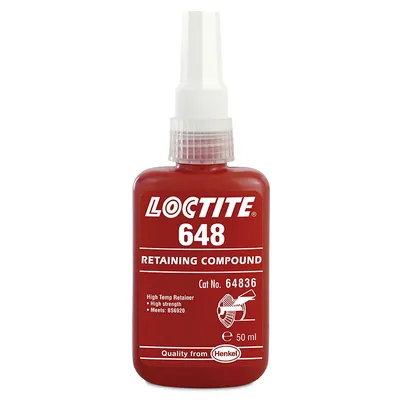 Лепило за метални детайли Henkel анаеробно високотемпературно 50 мл, Loctite 648