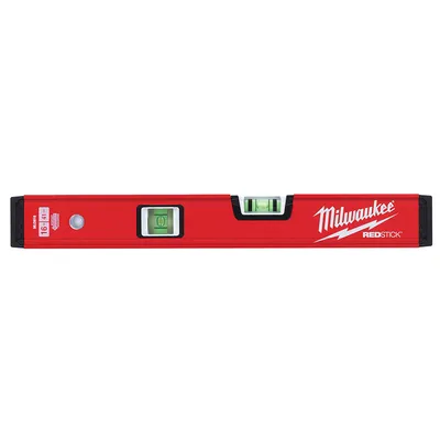 Нивелир алуминиев кутия Milwaukee Box Level 400 мм, 0.5 мм/м, Redstick