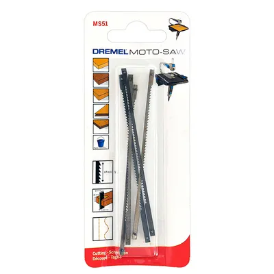 Нож за настолен банциг Dremel за дърво и пластмаса  2.5х100х0.4 мм, MS51
