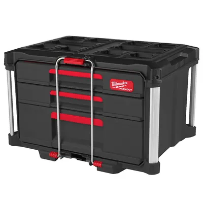 Органайзер Milwaukee за инструменти  560x410x360 мм, 22 кг, черен, Packout