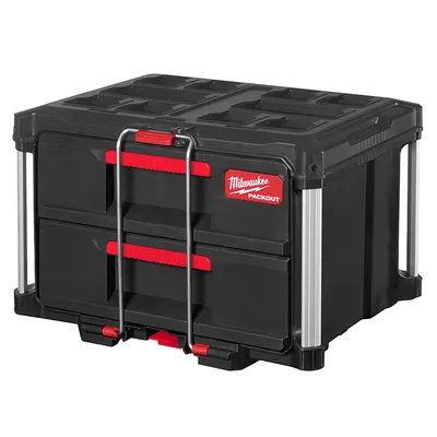 Органайзер Milwaukee за инструменти 560x410x360 мм, 22 кг, черен, Packout