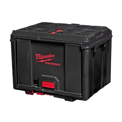 Пластмасов куфар Milwaukee за инструменти  381x508x381 мм, 22 кг, черен, Packout