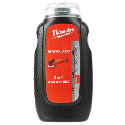 Полирпаста абразивна Milwaukee за лакове и бои фина  0.250 л, M-Wax 6000