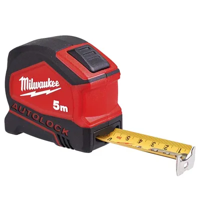 Противоударна гумирана ролетка Milwaukee  5 м, Autolock