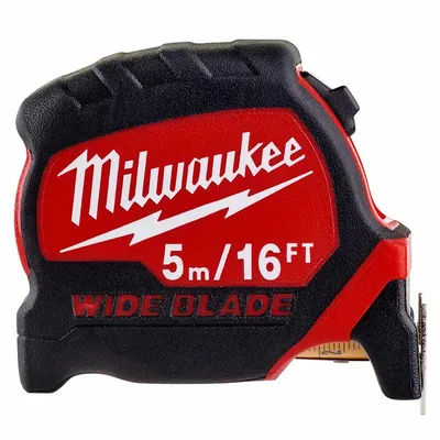Противоударна гумирана ролетка Milwaukee  5 м, Premium