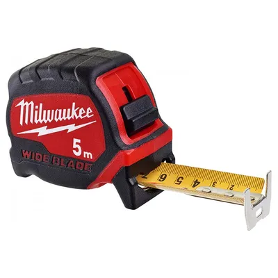 Противоударна гумирана ролетка Milwaukee 5 м, Premium
