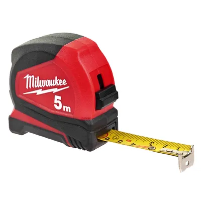 Противоударна гумирана ролетка Milwaukee 5 м, Pro compact C5/19