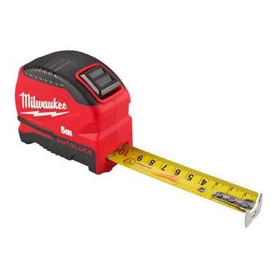Противоударна пластмасова ролетка Milwaukee с магнит 5 м, Autolock Gen II