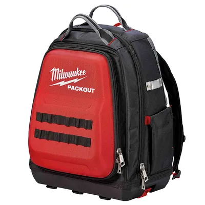 Раница Milwaukee за инструменти  380x240x500 мм, черно и червено, Packout