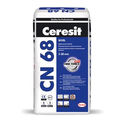 Саморазливна подова замазка Henkel за закрито  сива, 25 кг, Ceresit CN 68