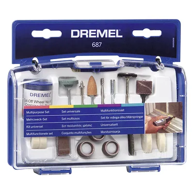 Шлайфгрифер Dremel комплект, 687