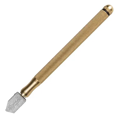 Стъклорез Bohle с маслен резервоар с месингова дръжка 12 мм, 140 °, Silberschnitt 5000