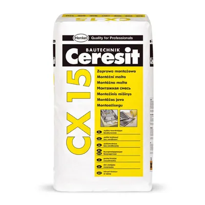 Цимент Henkel монтажен  25 кг, сив, Ceresit CX 15