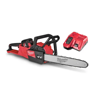 Акумулаторна резачка за дърва Milwaukee с 1 батерия и зарядно, 18 V, 12 Ah, 40 см, 3/8 ", 1.1 мм, M18 FCHS-121