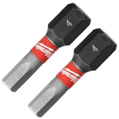 Комплект битове Milwaukee SW външен 6-стен  4, 1/4", 25 мм, 3 бр., Shockwave Impact Duty