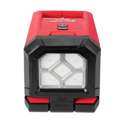 LED прожектор Milwaukee акумулаторен  без батерия и зарядно, 18 V, 4000 K, червен, M18 PAL-0