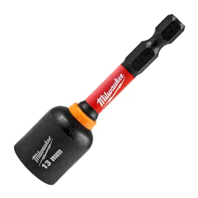 Накрайник бит SW Milwaukee вътрешен 6-стен магнитен  SW 13, 1/4", 65 мм, Shockwave