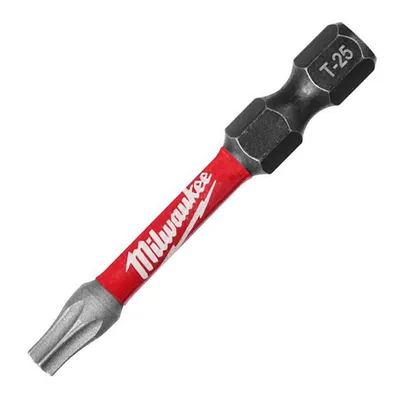 Накрайник бит TX Milwaukee Torx  TX 25, 1/4", 50 мм, Shockwave Impact Duty