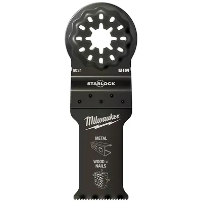 Нож за многофункционален осцилатор Milwaukee 28 мм, Starlock, BiM, 6031