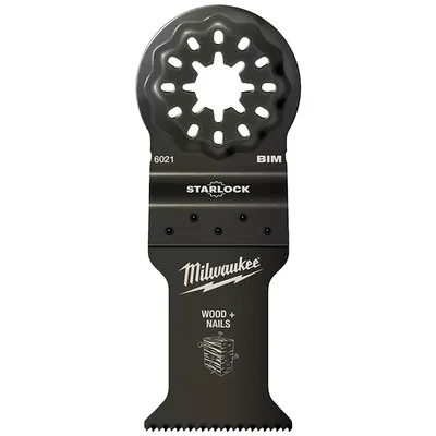 Нож за многофункционален осцилатор Milwaukee 35 мм, Starlock, BiM, 6021