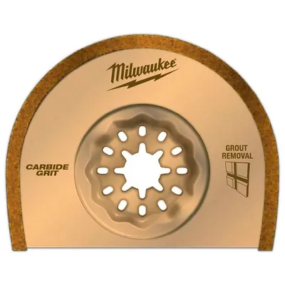 Нож за многофункционален осцилатор Milwaukee полукръгъл 75 мм, Starlock, HM стомана, 6051