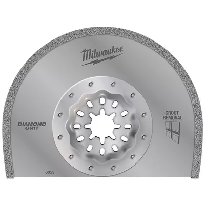 Нож за многофункционален осцилатор Milwaukee полукръгъл 75 мм, Starlock, HM стомана, 6053