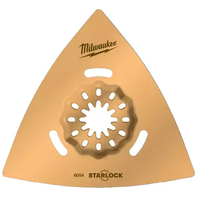 Нож за многофункционален осцилатор Milwaukee триъгълен 80 мм, Starlock, HM стомана, 6054