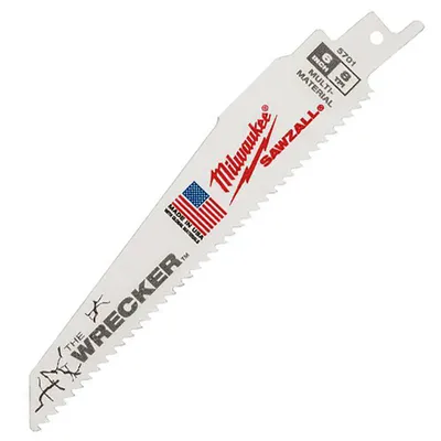 Нож за саблен трион Milwaukee за метал  230 мм, 7/11 TPI, Wrecker