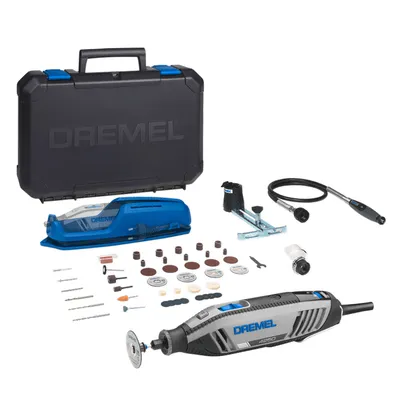 Електрически прав шлайф Dremel с регулиране на оборотите к-кт с аксесоари 175 W, 5000-35 000 об./мин, 4250-3/45